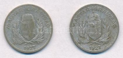 1927. 1P Ag (2x) T:3 patina
Adamo P6