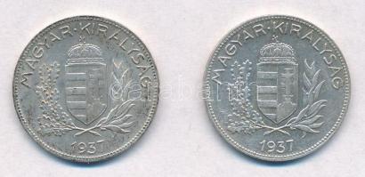 1937. 1P Ag (2x) T:2
Adamo P6
