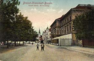 Brassó, Kronstadt, Brasov; Rezső körút / Rudolfsring / street view (fl)