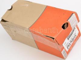 Régi petróleumlámpa üveg búrával, jelzett, m: 33 cm