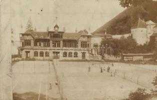 Brassó, Kronstadt, Brasov; Sporttelep, teniszpálya / sports field, tennis court. photo (fl)