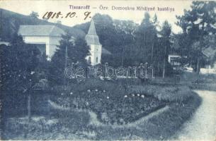 1918 Tiszaroff, Özv. Domonkos Mihályné kastélya