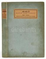 1942 Ararát, magyar zsidó évkönyv az 1942. évre, Bp., Országos Izraelita Leányárvaház, kartonált papírkötésben