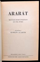 1942 Ararát, magyar zsidó évkönyv az 1942. évre, Bp., Országos Izraelita Leányárvaház, kartonált pap...
