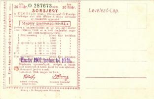 Temesvár, Timisoara; Erdélyi laktanya. Hátoldalon sorsjegy a Szegény gyermekpoliklinika javára / Sie...