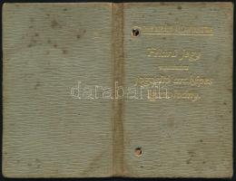 1916 Fényképes vasúti igazolvány iskolaigazgató részére