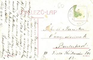 1909 Stószfürdő, Stoósz-fürdő, Kúpele Stós; Késgyár. W. L. Bp. 2661. / knife factory (EK)