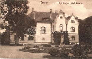1914 Őrmező, Strázske; Gróf Széchenyi László kastélya. Kiadja a Fogyasztási Szövetkezet / castle (EK)