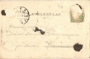 1902 Nyitra, Nitra; Honvéd laktanya / K.u.K. military barracks (Rb)