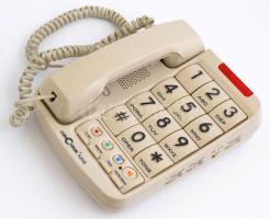 Telefonkészülék gyengénlátók számára, 21×16 cm