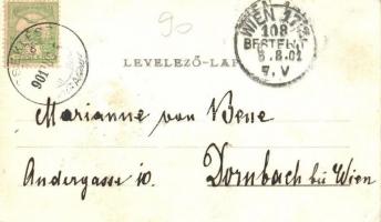 1901 Cseklész, Ceklís, Bernolákovo; Gróf Esterházy kastély, Vendéglő, étterem, Templom. Kiadja M. Fr...