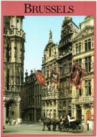 10 db MODERN motívumlap zászlókkal / 10 modern postcards with flags