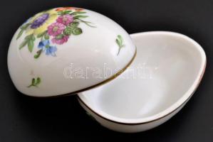 Herendi tojás. 7 cm. Kézzel festett, jelzett, hibátlan