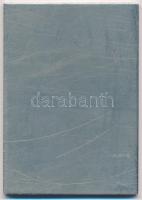 1956. "BHG - Beloiannisz Híradástechnikai Gyár" fém emlékplakett, gravírozva (71x50mm) T:2