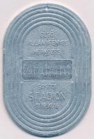 1978. "VIDEOTON SC / ELSŐ VILLANYFÉNYES MÉRKŐZÉS - SÓSTÓI STADION" kétoldalas Al plakett (...