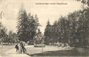 1910 Nagybánya, Baia Mare; Széchenyi liget. Kiadja Kovács Gyula / park (EK)