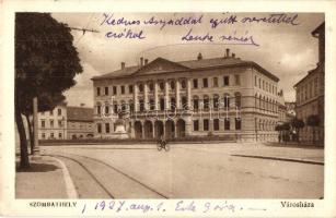 1927 Szombathely, Városháza, kerékpáros (EK)