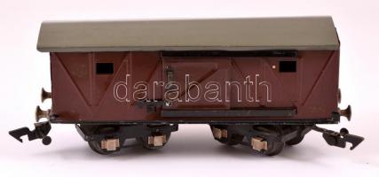 Retró szovjet vasútmodell tétel: vasútállomás (Pionerskaya), bakterház 7 db különféle vagon, zománco...