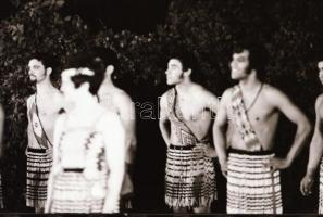 1970 Bp., Margit-sziget Maori tánc- és énekegyüttes előadása, valamint női atlétikai Európa-kupa dön...