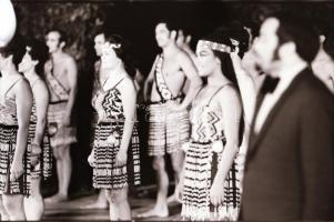 1970 Bp., Margit-sziget Maori tánc- és énekegyüttes előadása, valamint női atlétikai Európa-kupa dön...