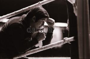 1970 Miskolc, I. junior ökölvívó Európa-bajnokság elődöntők,38 db fotó negatív+1 db kontakt másolat,...