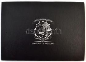 Éremtartó tálca "Republic of Liberia-Moments of freedom" érmék tárolására 24db férőhellyel...