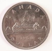 Kanada 1968. 1$ Ni "II. Erzsébet" dísztokban T:1-,2
Canada 1968. 1 Dollar Ni "Elizab...