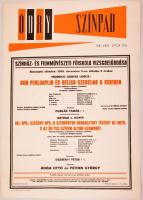 1985 Ódry szinpad színházi plakát 47x57 cm