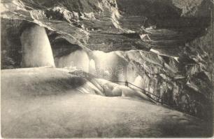 Dobsina, Jégbarlang, belső, Korcsolya-hegy / Ledová jeskyne, Kluziste / ice cave interior