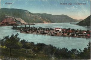 1917 Ada Kaleh, sziget Orsovánál / Turkish island