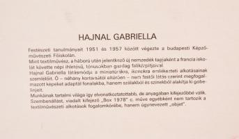 Hajnal Gabriella Box 1978. Plakát 60x80 cm