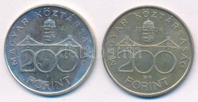 1994. 200Ft Ag "Deák" (2x) T:2