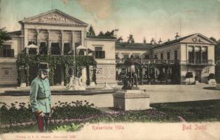 Bad Ischl, Kaiserliche Villa mit Kaiser Franz Josef / royal villa with Franz Jospeh (Rb)