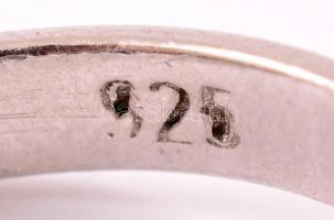 Ezüst (Ag.) Pandora kettős gyűrű, jelzett, méret:54, bruttó:4 g