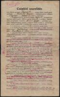 1946 Cséplési szerződés