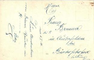 1921 Brenner Andor vasutas portréja / Hungarian railwayman. photo  (EK)