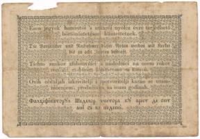 1849. 2Ft "Kincstári utalvány" T:III- anyaghiány 
Adamo G108