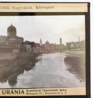 Uránia Szemléltető Taneszközök Gyára. 13 db üvegnegatív. (egy sérült) 8,5x8,2 cm Dobozban-