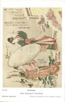 11 db RÉGI használatlan japán művészlap / 11 pre-1945 unused Japanese art motive postcards