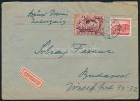 1953 Zebegény, Szőnyi István (1894-1960) festő levele, saját kezű soraival, és aláírásával Schey Fer...