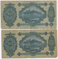1930. 20P (4x) T:III,III-