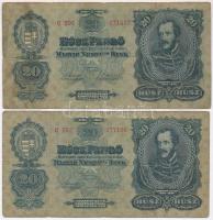 1930. 20P (4x) T:III,III-