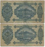 1930. 20P (4x) T:III,III-