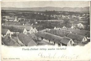 1902 Törökbálint, látkép. Eckstein Adolf kiadása