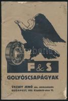 cca 1930 F&S golyóscsapágyak képes árjegyzék 32 p. kissé sérült