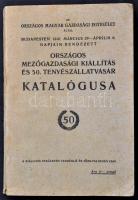 1941 Országos Mezőgazdasági Kiállítás és 50. tenyészállatvásár katalógusa 296p.