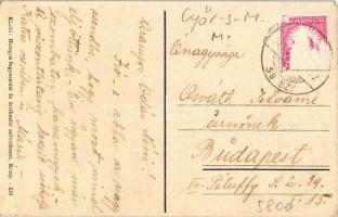 Kóny, Római katolikus templom, utcakép (Rb)