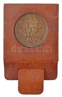 DN "Az Ópusztaszeri Nemzeti Történeti Emlékpark Fejlesztéséért" két darabos Br plakett, bő...