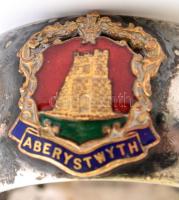 Ezüstözött használati eszközök (cukorcsipesz, szalvétagyűrű, kiskanál, stb.), 6 db