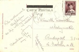 Székelyudvarhely, Odorheiu Secuiesc; látkép a gyalogsági laktanyával. Erdélyi Simon kiadása 1744. / ...